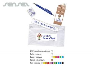 Werbeartikel Bibo Stationery Sets in PVC-Bleistift-Kasten