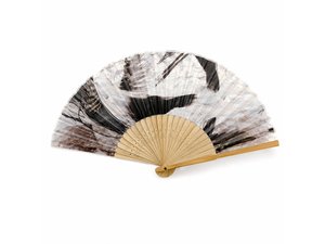 Promotional Wooden Satin Fans