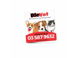 Promotional K&uuml;hlschrankmagnete Quadrat gro&szlig;