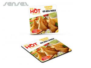 Werbeartikel K&uuml;hlschrankmagnete Quadrat XXL