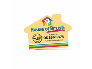 Promotional K&uuml;hlschrankmagnet in Haus-Form