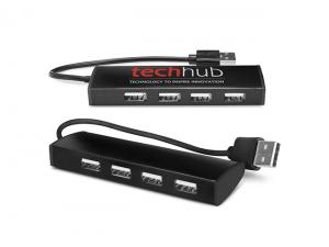 Werbeartikel Vielseitige Aluminium USB 2.0 Hubs