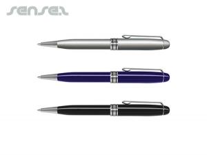 Werbeartikel Twist Action Pens mit lackierten F&auml;ssern