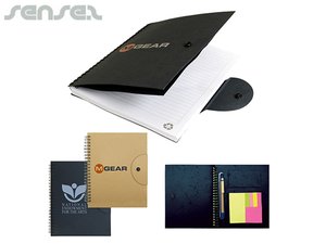 Promotional Eco Snap Zeitschriften mit Post Its und Stifte