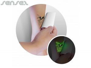 Werbeartikel Glow in the Dark Tattoos