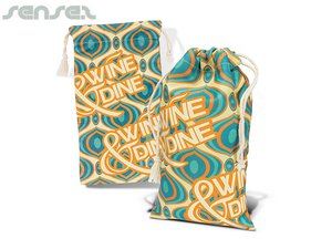 Promotional Volle Farbe Baumwolle Kordelzug 24,2 x 13 cm