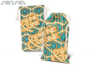 Werbeartikel Volle Farbe Baumwolle Kordelzug 24,2 x 13 cm