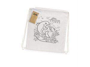 Promotional F&auml;rbung in Kordelzug Rucks&auml;cke