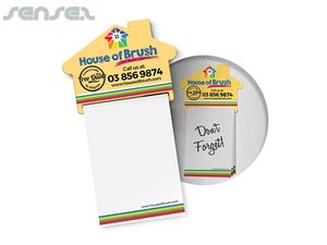 Promotional Magnetische Notizbl&ouml;cke in Hausform (A7)