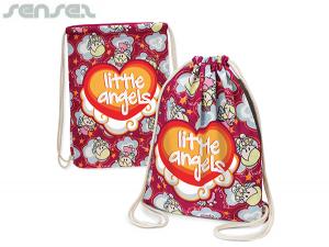 Werbeartikel Farbe Baumwolle Kordelzug Rucks&auml;cke