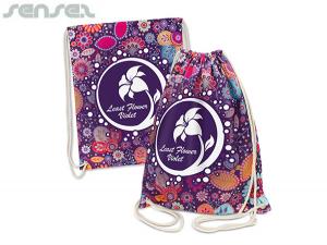 Werbeartikel Farbe Baumwolle Kordelzug Rucks&auml;cke (Med)