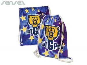 Werbeartikel Farbe Baumwolle Kordelzug Rucks&auml;cke (Lrg)