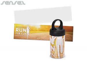 Werbeartikel Farbenreiche k&uuml;hle T&uuml;cher in den Kanistern