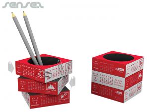 Rubix Pen Pot Kalender