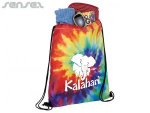 Werbeartikel Tie Dye Drawstring Backpacks