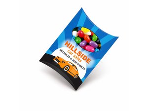 Vollfarbige bedruckte Fenster Kissen Boxen mit Jelly Beans