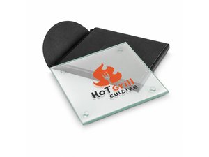 Promotional Klarglasuntersetzer Singles