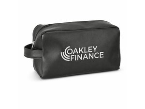 Promotional Leather Look Toiletry Bags