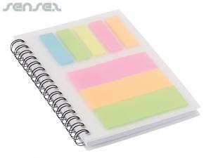 Werbeartikel Natasha Notebook mit Post-It-Notizen