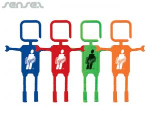 Werbeartikel Robo Silicon Phone Kleiderb&uuml;gelhalter