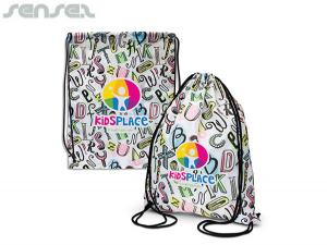 Werbeartikel Vollfarbige Polyester-Drawstring-Rucks&auml;cke explodieren