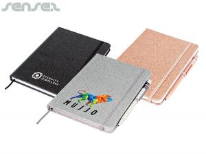 Werbeartikel Shine Glimmer Notebooks A5