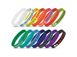 Werbeartikel Debossed Silicon Event Wrist Bands