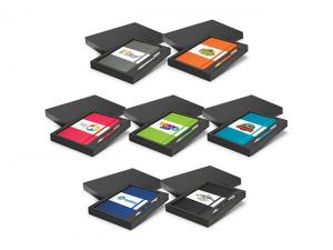 Werbeartikel Heidekraut Faux Notebook und Stift Geschenk-Sets