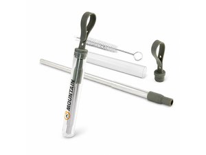 Promotional Eingeh&uuml;llte Travel Telescopic Straws
