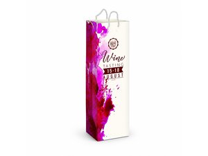 Promotional Color Wrap laminierte Weinbeutel