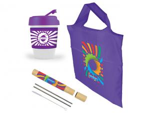 Werbeartikel Eco Kaffeetassen und Strohhalme