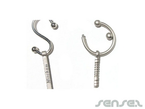 Promotional piercing keyring