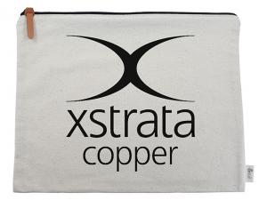 Werbeartikel Ungebleichter Bleistiftbeutel aus Baumwolle (gro&szlig;)