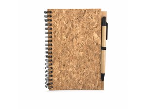 Promotional Eco Cork Cover Notebooks mit Stift