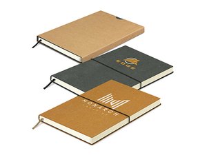 Promotional Recycelte Softcover-Notizb&uuml;cher aus &Ouml;ko-Leder (A5)