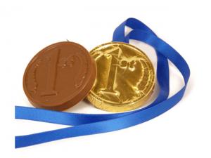 Werbeartikel Foiled Medal Chocolates