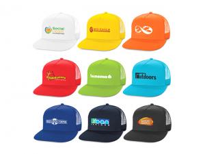 Bunte Flat Peak Trucker Caps