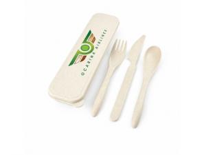 Promotional Eco Weizenfaser Besteck-Sets