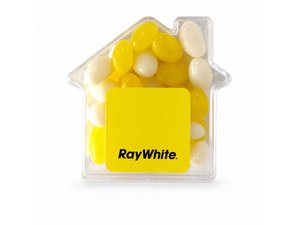 Promotional Hausf&ouml;rmige Gummib&auml;rchen (50g)