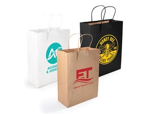 Promotional Eco Kraft Papiert&uuml;ten (mittel)