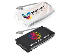 Werbeartikel Powerbanks f&uuml;r drahtlose Ladeger&auml;te (5000 mAh)