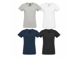Promotional Damen T-Shirts mit V-Ausschnitt (190 g / m&sup2;)