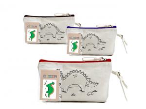 Werbeartikel F&auml;rbung in Baumwolle Leinwand Kosmetiktaschen (10oz)