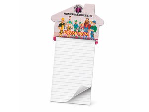 Promotional Magnetische hausf&ouml;rmige Notizbl&ouml;cke (A7)