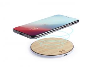 Werbeartikel Paloma Bamboo Wireless Ladeger&auml;te