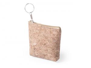 Werbeartikel Eco Cork Coin Purse Keyrings