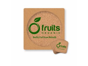 Promotional Cork Coaster Sets - Quadratisch (4 St&uuml;ck)