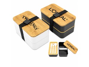 Promotional Zweischichtige Brotdosen mit Besteck