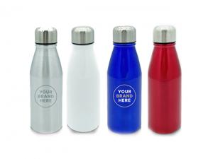 Werbeartikel Aluminium Water Bottles With Stainless Lid (450ml)