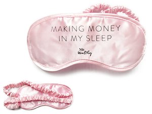 Promotional Sleeping Masks with Fabric Covered Straps